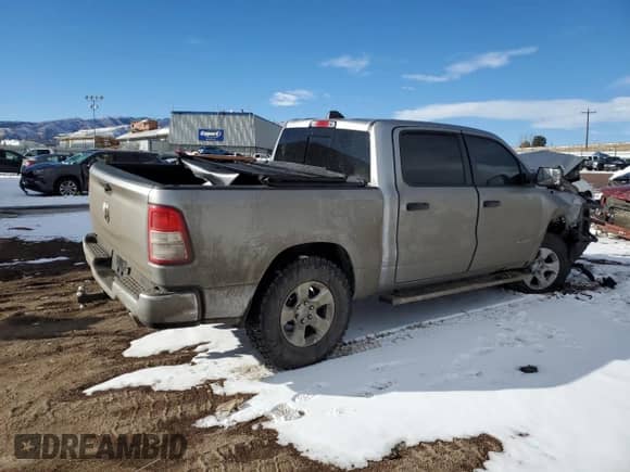2023 Ram 1500 Lone Star with VIN 1C6SRFFT1PN682023, listed as a Copart auction lot 42012665 with Not provided miles and Salvage title. Bid and sale history available at DreamBid. Image 3.