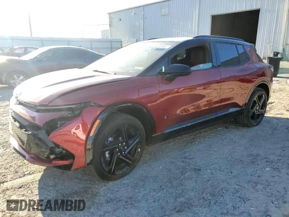 2025 Chevrolet Equinox EV RS с VIN 3GN7DSRP8SS137303, выставлен на аукционе Copart как лот 53275865 с пробегом 3 018 миль миль и Списание • Salvage title. История ставок и продаж доступна на DreamBid. Изображение 1.