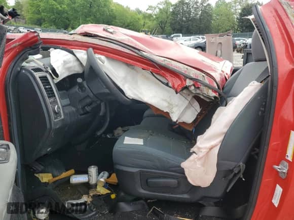 2014 Ram 1500 Express with VIN 3C6JR7AT8EG140500, listed as a Copart auction lot 54260885 with Not provided miles and Salvage title. Bid and sale history available at DreamBid. Image 7.