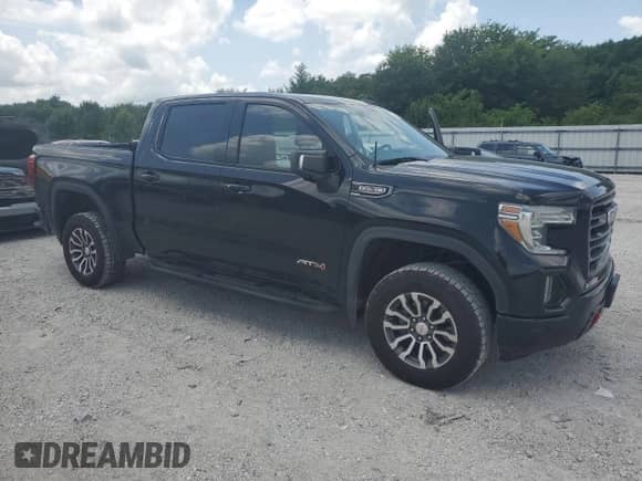 2019 GMC Sierra 1500 AT4 with VIN 3GTP9EED5KG238227, listed as a Copart auction lot 65196575 with 99,483 mi miles and Clean title. Bid and sale history available at DreamBid. Image 4.