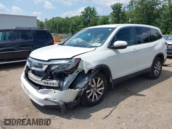 2020 Honda Pilot EX z VIN 5FNYF6H37LB047115, wystawiony jako IAAI lot #42833904 z przebiegiem 77 857 mil mil oraz . Historia ofert i sprzedaży dostępna na DreamBid. Obrazek 2.