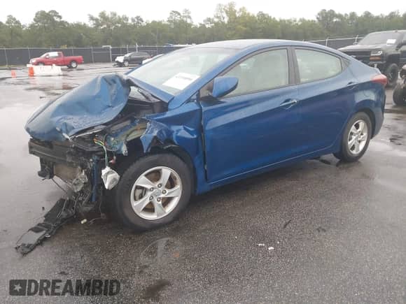 2015 Hyundai Elantra SE with VIN KMHDH4AE7FU321784, listed as a IAAI auction lot 43330890 with 48,416 mi miles and . Bid and sale history available at DreamBid. Image 17.