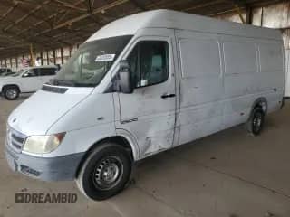 2006 Dodge Sprinter with VIN WD0PD744365965690, listed as a Copart auction lot 63033555 with Not provided miles and Salvage title. Bid and sale history available at DreamBid. Image 1.