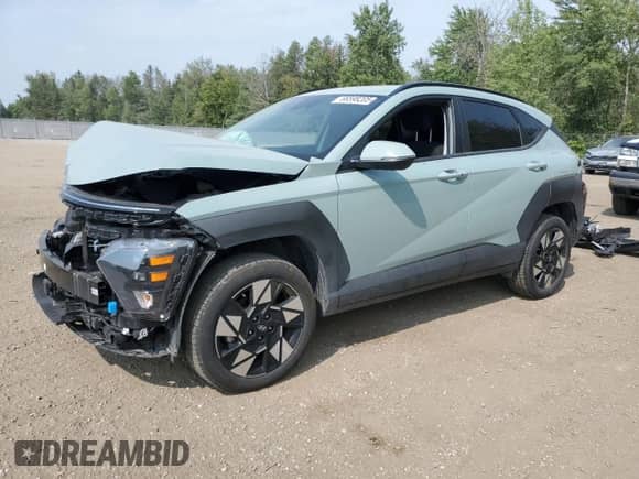 2024 Hyundai Kona SEL с VIN KM8HBCAB6RU133880, выставлен на аукционе Copart как лот 66598205 с пробегом 33 063 миль миль и Списание • Salvage title. История ставок и продаж доступна на DreamBid. Изображение 1.