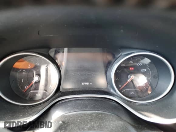 2019 Jeep Compass Limited with VIN 3C4NJDCBXKT767092, listed as a Copart auction lot 87473045 with 87,749 mi miles and Clean title. Bid and sale history available at DreamBid. Image 9.