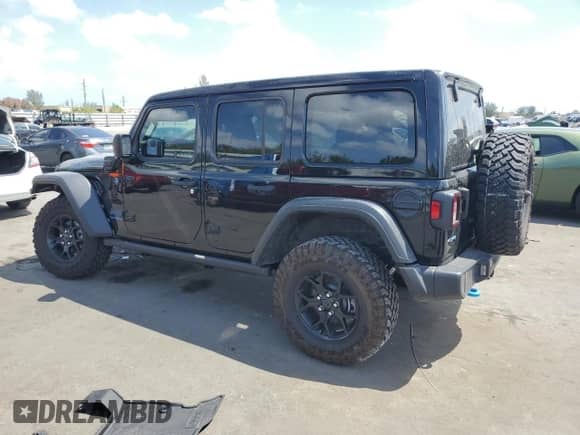 2024 Jeep Wrangler Sport S с VIN 1C4RJXN60RW344769, выставлен на аукционе Copart как лот 52084435 с пробегом 5 546 миль миль и Списание • Salvage title. История ставок и продаж доступна на DreamBid. Изображение 2.