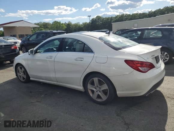2017 Mercedes-Benz CLA 250 with VIN WDDSJ4GB0HN424299, listed as a Copart auction lot 64663125 with 80,266 mi miles and Salvage title. Bid and sale history available at DreamBid. Image 2.