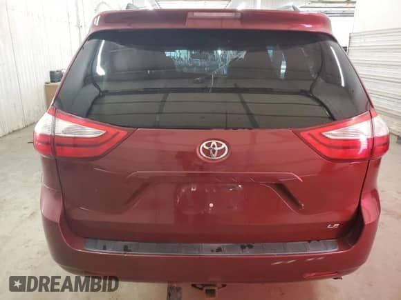 2015 Toyota Sienna LE with VIN 5TDKK3DC6FS551371, listed as a Copart auction lot 81857465 with 144,689 mi miles and Salvage title. Bid and sale history available at DreamBid. Image 6.