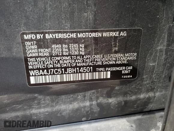 2018 BMW 4 Series 440i xDrive с VIN WBA4J7C51JBH14501, выставлен на аукционе Copart как лот 53860345 с пробегом 74 676 миль миль и Чистый • Clean title. История ставок и продаж доступна на DreamBid. Изображение 12.