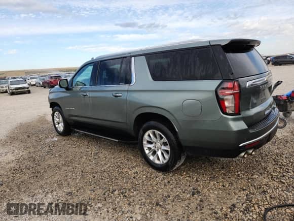 2023 Chevrolet Suburban Premier с VIN 1GNSCFKD0PR249785, выставлен на аукционе Copart как лот 80488905 с пробегом 68 058 миль миль и На запчасти • Non repairable. История ставок и продаж доступна на DreamBid. Изображение 2.