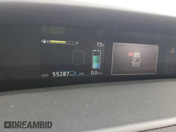 2022 Toyota Prius Limited with VIN JTDKAMFP7N3198972, listed as a Copart auction lot 81778735 with 55,287 mi miles and Salvage title. Bid and sale history available at DreamBid. Image 9.