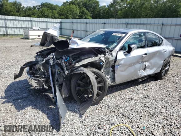 2024 Lexus IS 350 F Sport z VIN JTHGZ1B28R5073186, wystawiony jako Copart lot #64879725 z przebiegiem 43 845 mil mil oraz Szkoda całkowita • Salvage title. Historia ofert i sprzedaży dostępna na DreamBid. Obrazek 1.