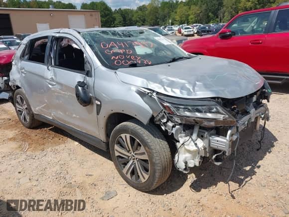 2021 Mitsubishi Outlander ES z VIN JA4APUAU4MU000438, wystawiony jako IAAI lot #43217915 z przebiegiem 63 685 mil mil oraz . Historia ofert i sprzedaży dostępna na DreamBid. Obrazek 1.