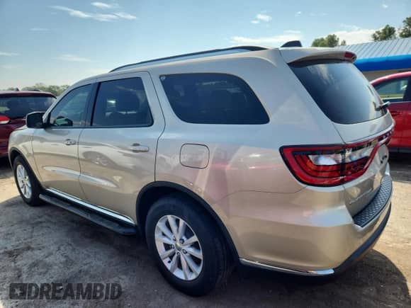 2014 Dodge Durango SXT with VIN 1C4RDHAG2EC405384, listed as a Copart auction lot 80491295 with Not provided miles and Salvage title. Bid and sale history available at DreamBid. Image 2.