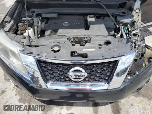 2016 Nissan Pathfinder SV z VIN 5N1AR2MM9GC652798, wystawiony jako Copart lot #62676245 z przebiegiem 92 245 mil mil oraz Szkoda całkowita • Salvage title. Historia ofert i sprzedaży dostępna na DreamBid. Obrazek 12.