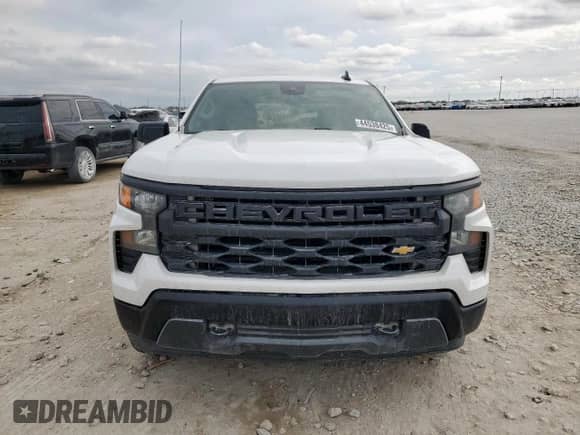2024 Chevrolet Silverado 1500 Work Truck with VIN 1GCRAAEK5RZ266966, listed as a Copart auction lot 44538425 with 20,441 mi miles and Salvage title. Bid and sale history available at DreamBid. Image 5.