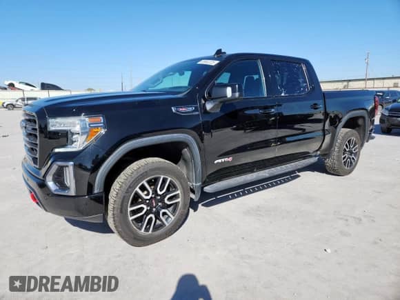 2021 GMC Sierra 1500 AT4 with VIN 3GTP9EEL4MG323358, listed as a Copart auction lot 85962225 with 69,173 mi miles and Clean title. Bid and sale history available at DreamBid. Image 1.