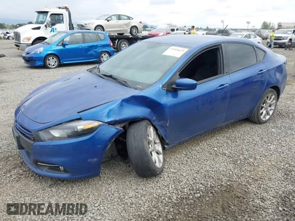 2013 Dodge Dart Rallye with VIN 1C3CDFBH4DD256815, listed as a IAAI auction lot 43184629 with 150,272 mi miles and . Bid and sale history available at DreamBid. Image 2.