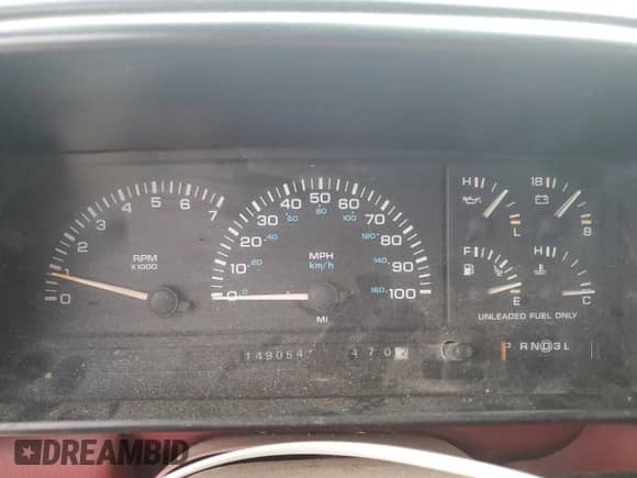 1994 Dodge Caravan Grand SE with VIN 1B4GH44R8RX260655, listed as a Copart auction lot 52807845 with 149,054 mi miles and Non repairable. Bid and sale history available at DreamBid. Image 9.