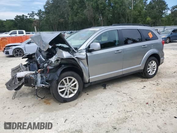 2015 Dodge Journey SXT with VIN 3C4PDCBB3FT591181, listed as a Copart auction lot 70164635 with Not provided miles and Salvage title. Bid and sale history available at DreamBid. Image 1.