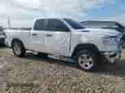 2024 Ram 1500 Big Horn with VIN 1C6RRFBG6RN136764, listed as a Copart auction lot 55326125 with 20,976 mi miles and Salvage title. Bid and sale history available at DreamBid. Image 4.