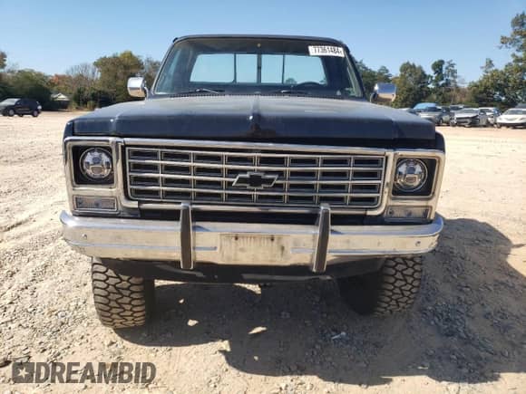 1976 Chevrolet Silverado 1500 z VIN CKL146F346853, wystawiony jako Copart lot #77361484 z przebiegiem 97 728 mil mil oraz Szkoda całkowita • Salvage title. Historia ofert i sprzedaży dostępna na DreamBid. Obrazek 5.