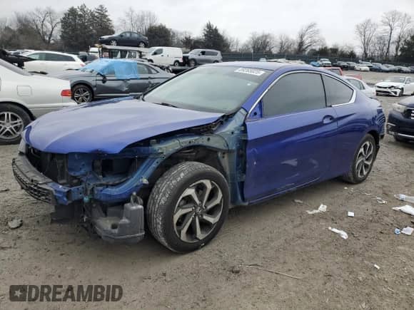2016 Honda Accord LX-S with VIN 1HGCT1B41GA005059, listed as a Copart auction lot 89265025 with 149,227 mi miles and Salvage title. Bid and sale history available at DreamBid. Image 1.
