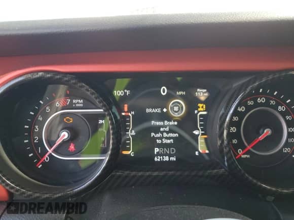 2021 Jeep Wrangler Unlimited Rubicon with VIN 1C4HJXFN2MW656294, listed as a Copart auction lot 64179825 with 62,138 mi miles and Salvage title. Bid and sale history available at DreamBid. Image 9.