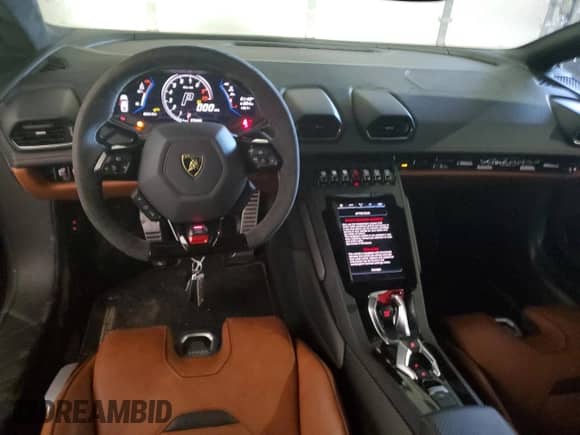 2021 Lamborghini Huracan с VIN ZHWUF5ZF7MLA17705, выставлен на аукционе Copart как лот 58845374 с пробегом 3 510 миль миль и Списание • Salvage title. История ставок и продаж доступна на DreamBid. Изображение 8.
