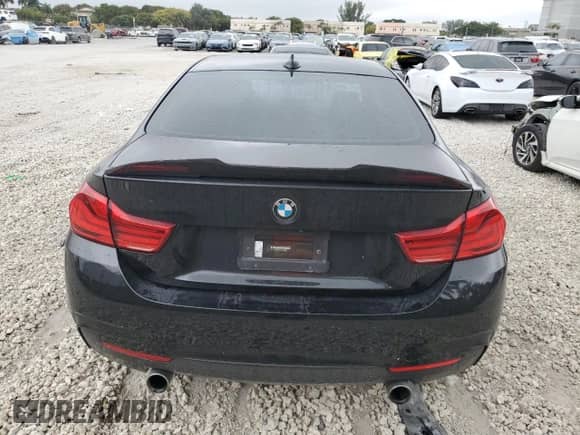 2019 BMW 4 Series 440i with VIN WBA4W7C5XKAG52685, listed as a Copart auction lot 87609725 with 40,729 mi miles and Salvage title. Bid and sale history available at DreamBid. Image 6.