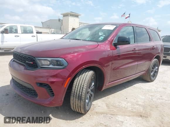 2025 Dodge Durango GT with VIN 1C4RDJDG2SC534157, listed as a IAAI auction lot 42446590 with 5,414 mi miles and . Bid and sale history available at DreamBid. Image 17.
