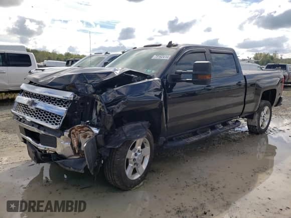 2019 Chevrolet Silverado 2500HD Work Truck z VIN 1GC1KREG5KF254652, wystawiony jako Copart lot #73162414 z przebiegiem 59 169 mil mil oraz Szkoda całkowita • Salvage title. Historia ofert i sprzedaży dostępna na DreamBid. Obrazek 1.