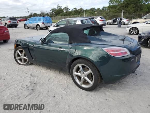 2007 Saturn Sky with VIN 1G8MB33B97Y100033, listed as a Copart auction lot 76378344 with Not provided miles and Salvage title. Bid and sale history available at DreamBid. Image 2.