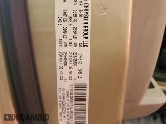 2010 Dodge Grand Caravan SE с VIN 2D4RN4DE5AR362390, выставлен на аукционе Copart как лот 82105365 с пробегом 111 947 миль миль и Списание • Salvage title. История ставок и продаж доступна на DreamBid. Изображение 13.