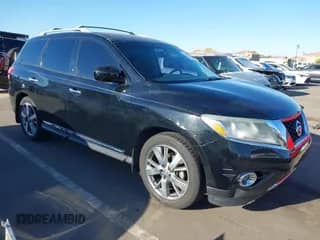 2013 Nissan Pathfinder SL with VIN 5N1AR2MN7DC615401, listed as a IAAI auction lot 41851881 with 150,266 mi miles and . Bid and sale history available at DreamBid. Image 1.
