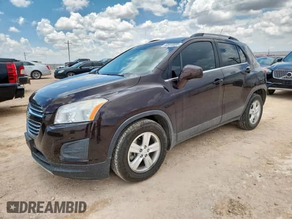 2016 Chevrolet Trax LT с VIN KL7CJLSB6GB697874, выставлен на аукционе Copart как лот 63815695 с пробегом 48 978 миль миль и Чистый • Clean title. История ставок и продаж доступна на DreamBid. Изображение 1.