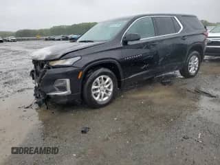 2023 Chevrolet Traverse LS с VIN 1GNEVFKW4PJ297183, выставлен на аукционе Copart как лот 58147155 с пробегом 23 056 миль миль и Списание • Salvage title. История ставок и продаж доступна на DreamBid. Изображение 1.