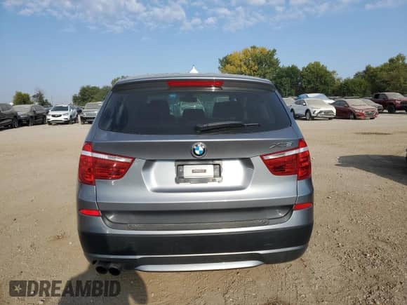 2013 BMW X3 xDrive28i with VIN 5UXWX9C56D0D08086, listed as a Copart auction lot 82182895 with 123,598 mi miles and Salvage title. Bid and sale history available at DreamBid. Image 6.