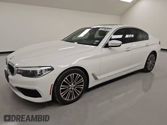 2019 BMW 5 Series 530i with VIN WBAJA5C57KWW14580, listed as a Copart auction lot 54627645 with 94,376 mi miles and Clean title. Bid and sale history available at DreamBid. Image 1.