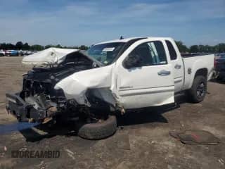 2011 GMC Sierra 1500 Denali with VIN 3GTP2XE27BG249454, listed as a Copart auction lot 66564505 with 105,865 mi miles and Salvage title. Bid and sale history available at DreamBid. Image 1.