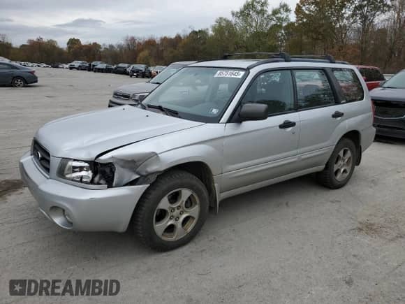 2004 Subaru Forester XS z VIN JF1SG65694H740275, wystawiony jako Copart lot #85751645 z przebiegiem 163 055 mil mil oraz Szkoda całkowita • Salvage title. Historia ofert i sprzedaży dostępna na DreamBid. Obrazek 1.