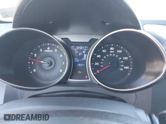 2013 Hyundai Veloster w/Gray Int with VIN KMHTC6AD5DU161303, listed as a IAAI auction lot 43544609 with 134,047 mi miles and . Bid and sale history available at DreamBid. Image 7.