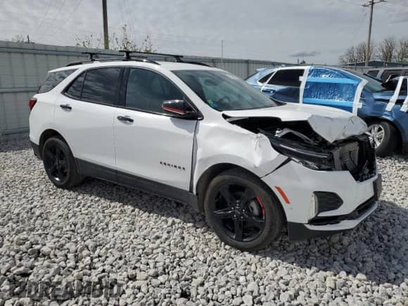 2023 Chevrolet Equinox Premier с VIN 3GNAXXEG1PL203336, выставлен на аукционе Copart как лот 51166055 с пробегом 75 686 миль миль и Списание • Salvage title. История ставок и продаж доступна на DreamBid. Изображение 4.