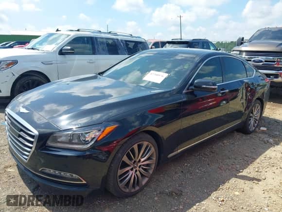 2015 Hyundai Genesis 5.0L с VIN KMHGN4JF0FU026797, выставлен на аукционе IAAI как лот 42700976 с пробегом 97 073 миль миль и . История ставок и продаж доступна на DreamBid. Изображение 2.