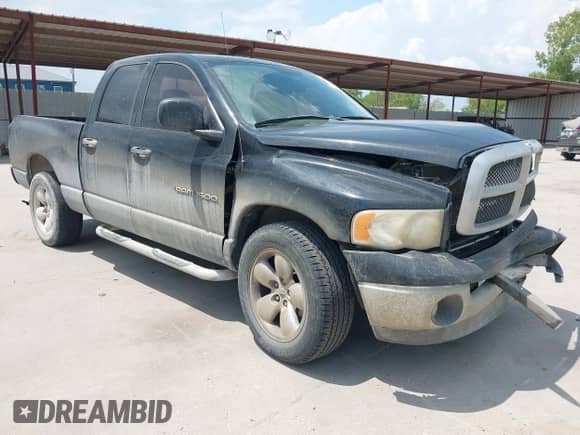 2005 Dodge 1500 SLT with VIN 1D7HA18N85S233499, listed as a IAAI auction lot 43055176 with 164,317 mi miles and . Bid and sale history available at DreamBid. Image 1.