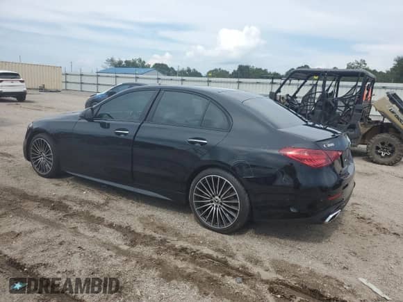 2023 Mercedes-Benz C 300 with VIN W1KAF4GB3PR144218, listed as a Copart auction lot 67360605 with 28,672 mi miles and Salvage title. Bid and sale history available at DreamBid. Image 2.