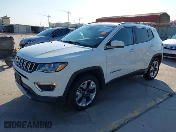 2021 Jeep Compass Limited with VIN 3C4NJCCB1MT514255, listed as a IAAI auction lot 43130803 with 95,253 mi miles and . Bid and sale history available at DreamBid. Image 2.