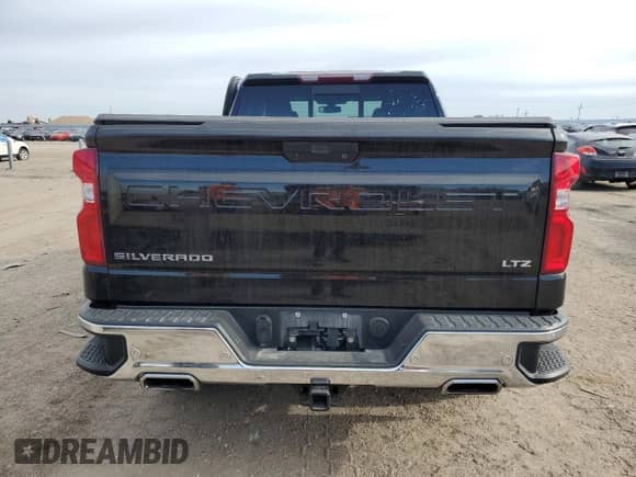 2019 Chevrolet Silverado 1500 LTZ with VIN 1GCRYGED1KZ338994, listed as a Copart auction lot 55901185 with 42,862 mi miles and Salvage title. Bid and sale history available at DreamBid. Image 6.