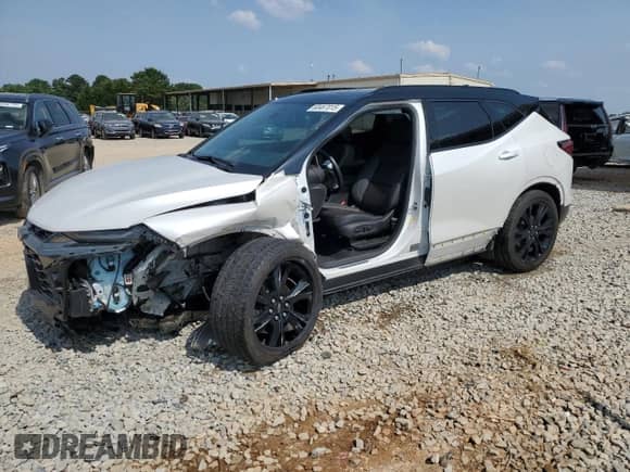 2022 Chevrolet Blazer RS с VIN 3GNKBERS5NS140234, выставлен на аукционе Copart как лот 60467015 с пробегом 38 316 миль миль и Списание • Salvage title. История ставок и продаж доступна на DreamBid. Изображение 1.