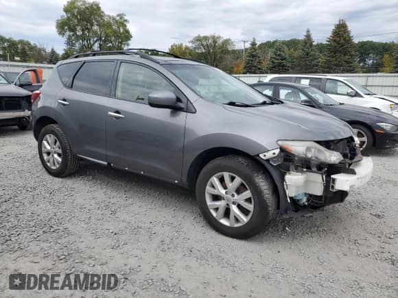 2014 Nissan Murano SV with VIN JN8AZ1MW1EW519887, listed as a Copart auction lot 82235565 with 126,446 mi miles and Salvage title. Bid and sale history available at DreamBid. Image 4.